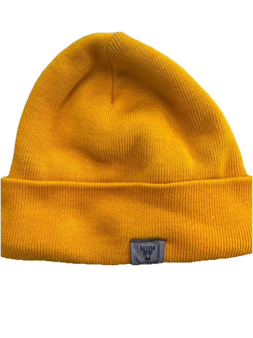 Knit Hat Winter Hats Warm Beanie Thick Lining for Men and Women Maize Yellow